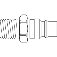 Ultraflo Interchange Plugs, 1/4" Les Fournitures Industrielles Méga