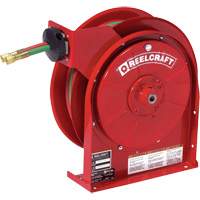 Spring Retractable Welding Hose Reel, Welding Gases, 1/4" x 25', Dual Hose, 200 psi Les Fournitures Industrielles Méga