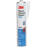 Adh&eacute;sif &eacute;tanche de calibre marin 5200, 378 ml, Blanc Les Fournitures Industrielles Méga