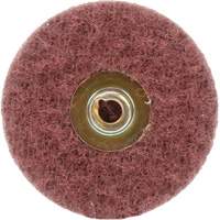 Disque de conditionnement de surface Standard Abrasives &agrave; changement rapide, 2" dia., Grain Moyen, Oxyde d'aluminium Les Fournitures Industrielles Méga