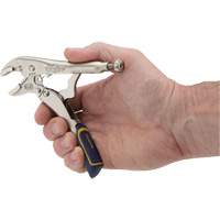 Fast Release Locking Pliers with Wire Cutter, 5" Length, Curved Jaw Les Fournitures Industrielles Méga