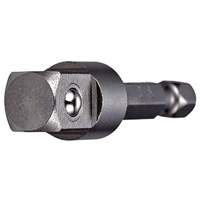 Adapter & Extension, 1/4" Drive Size, 3/8" Male Size, Pin, 4" L Les Fournitures Industrielles Méga