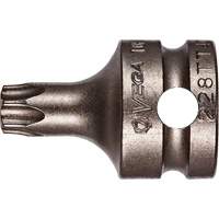 Embout &agrave; ins&eacute;rer, Torx inviolable, 25 x 1" lo, Prise 3/8" Les Fournitures Industrielles Méga