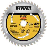 Lame TrackSaw FlexVolt, 6-1/2", 42 dents, Pour Bois Les Fournitures Industrielles Méga