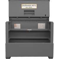 Piano Style Jobsite Storage Box, 60-1/2" W x 34-3/4" D x 49-3/8" H, Grey Les Fournitures Industrielles Méga