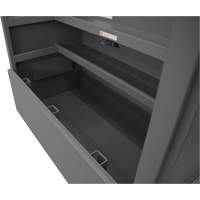 Piano Style Jobsite Storage Box, 60-1/2" W x 34-3/4" D x 49-3/8" H, Grey Les Fournitures Industrielles Méga