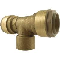 Raccord de tuyau d'air en T Quickline, Laiton, 1/2" Les Fournitures Industrielles Méga