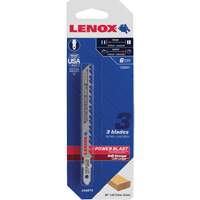 Clean Cutting Wood Jigsaw Blade, Bi-Metal, T-Shank, 4" L, 6 TPI Les Fournitures Industrielles Méga