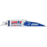 Lame de scie alternative pour d&eacute;molitions, Bim&eacute;tal, 6 Dents par pouce, 6" lo x 1" la Les Fournitures Industrielles Méga