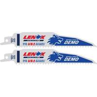 Lame de scie alternative pour d&eacute;molitions, Bim&eacute;tal, 6 Dents par pouce, 6" lo x 1" la Les Fournitures Industrielles Méga