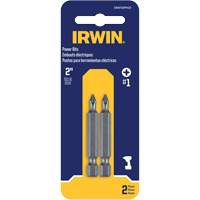 Power Bits, Phillips, #1 Tip, 1/4" Drive Size, 1-15/16" Length Les Fournitures Industrielles Méga
