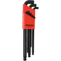Stubby Ball End Hex Key Set, 9 Pcs., Metric Les Fournitures Industrielles Méga