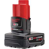 M12 Redlithium XC6.0 Battery, Lithium-Ion, 12 V, 6 Ah Les Fournitures Industrielles Méga
