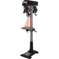 Perceuse &agrave; colonne &agrave; vitesse variable, 15", Mandrin 5/8", 3300 tr/min Les Fournitures Industrielles Méga
