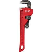 Pipe Wrench, 1" Jaw Capacity, 8" Long, Powder Coated Finish Les Fournitures Industrielles Méga