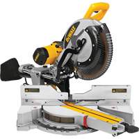 Scie &agrave; onglets combin&eacute;s coulissante &agrave; double biseau, 12", 15 A, 120 V Les Fournitures Industrielles Méga