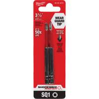 Embout de tournevis Shockwave Impact Duty, Carr&eacute;e, Embout #1, Prise 1/4", Longueur 3-1/2" Les Fournitures Industrielles Méga