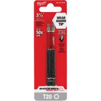 Embout de tournevis Shockwave Impact Duty, Torx, Embout T-20, Prise 1/4", Longueur 3-1/2" Les Fournitures Industrielles Méga