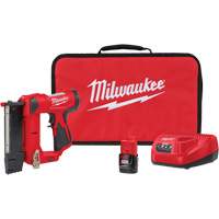 Trousse de cloueuse pour clous de calibre 23 M12, 12 V, Lithium-ion Les Fournitures Industrielles Méga