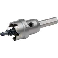One-Piece Carbide Hole Cutters, 1", 3/16" Depth of Cut Les Fournitures Industrielles Méga