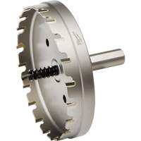 One-Piece Carbide Hole Cutters, 4", 3/16" Depth of Cut Les Fournitures Industrielles Méga