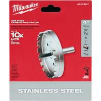 One-Piece Carbide Hole Cutters, 4", 3/16" Depth of Cut Les Fournitures Industrielles Méga