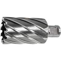 Fraise annulaire DRILLCO, Diam&egrave;tre de 7/16", Acier rapide, Profondeur de la coupe de 1", Tige 3/4" Les Fournitures Industrielles Méga