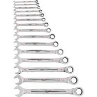 Ratcheting Wrench Set, Combination, 15 Pieces, Imperial Les Fournitures Industrielles Méga