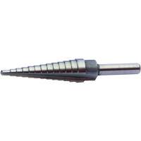 DRILLCO Multi-Step Drill Bit, 1/8" - 1/2" , High Speed Steel Les Fournitures Industrielles Méga