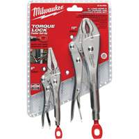 Torque Lock Locking Pliers Set, 2 Pieces Les Fournitures Industrielles Méga