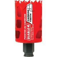 Wood & Metal Hole Saw, 1-3/4", 2-3/8" Depth of Cut, Carbide Les Fournitures Industrielles Méga