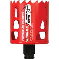 Wood & Metal Hole Saw, 2-3/8", 2-3/8" Depth of Cut, Carbide Les Fournitures Industrielles Méga