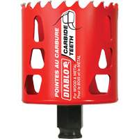 Wood & Metal Hole Saw, 2-5/8", 2-3/8" Depth of Cut, Carbide Les Fournitures Industrielles Méga