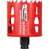 Wood & Metal Hole Saw, 2-11/16", 2-3/8" Depth of Cut, Carbide Les Fournitures Industrielles Méga