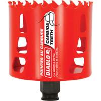 Wood & Metal Hole Saw, 3-1/8", 2-3/8" Depth of Cut, Carbide Les Fournitures Industrielles Méga