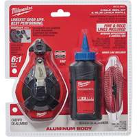 Trousse de cordeau &agrave; craie avec ligne en prime Les Fournitures Industrielles Méga
