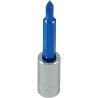 Blue Tip Screwdriver Bit, Phillips, #1, 1/4" Drive Les Fournitures Industrielles Méga