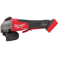 Meuleuse &agrave; frein &agrave; vitesse variable avec interrupteur &agrave; glissi&egrave;re non verrouillable M18 Fuel, 18 V, Mandrin 5"/4-1/2", Lithium-ion Les Fournitures Industrielles Méga