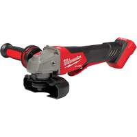 Meuleuse &agrave; frein &agrave; vitesse variable avec interrupteur &agrave; glissi&egrave;re non verrouillable M18 Fuel, 18 V, Mandrin 5"/4-1/2", Lithium-ion Les Fournitures Industrielles Méga