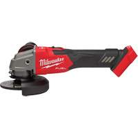 Meuleuse &agrave; frein &agrave; vitesse variable avec interrupteur &agrave; glissi&egrave;re verrouillable M18 Fuel, 18 V, Mandrin 5"/4-1/2", Lithium-ion Les Fournitures Industrielles Méga