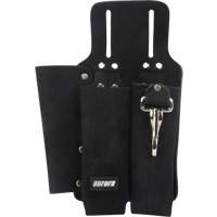 Porte-outils pour monteur de ligne, Porte-outil multiple, Cuir, 3 Poches Les Fournitures Industrielles Méga
