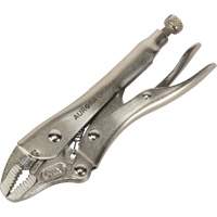 Locking Pliers with Wire Cutter, 5" Length, Curved Jaw Les Fournitures Industrielles Méga