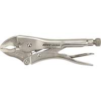 Locking Pliers with Wire Cutter, 10" Length, Curved Jaw Les Fournitures Industrielles Méga