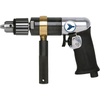 AD12VSRK Perceuse pneumatique &agrave; vitesse variable, 6 pi³/min, 1/4" NPT, 82 dBA, 1/2" mandrin, Avec cl&eacute; Les Fournitures Industrielles Méga