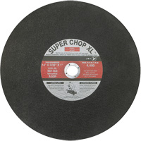 A30R Super Chop Stud-Cutting Cut-Off Wheel, 14" x 3/32", 1" Arbor, Type 1, 4400 RPM Les Fournitures Industrielles Méga