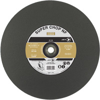 Meule &agrave; tronçonner Super Chop A30NF, 14" x 3/32", Arbre de 1", Type 1, 4400 Tr/min Les Fournitures Industrielles Méga