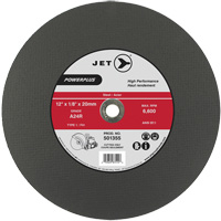Meule &agrave; tronçonner PowerPlus A24R, 12" x 1/8", Arbre de 20 mm, Type 1, 6600 Tr/min Les Fournitures Industrielles Méga