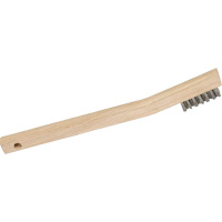 3MHSS Mini Wire Scratch Brush, Stainless Steel, 3 x 7 Wire Rows, 7-3/4" Long Les Fournitures Industrielles Méga