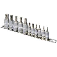 SS1438-11T Jeu de douilles chrom&eacute;es, Torx, Prise 1/4"/3/8", 10 mr Les Fournitures Industrielles Méga