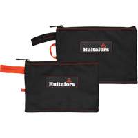 Multi-Purpose Zippered Bag, Ballistic Polyester, Black/Red Les Fournitures Industrielles Méga